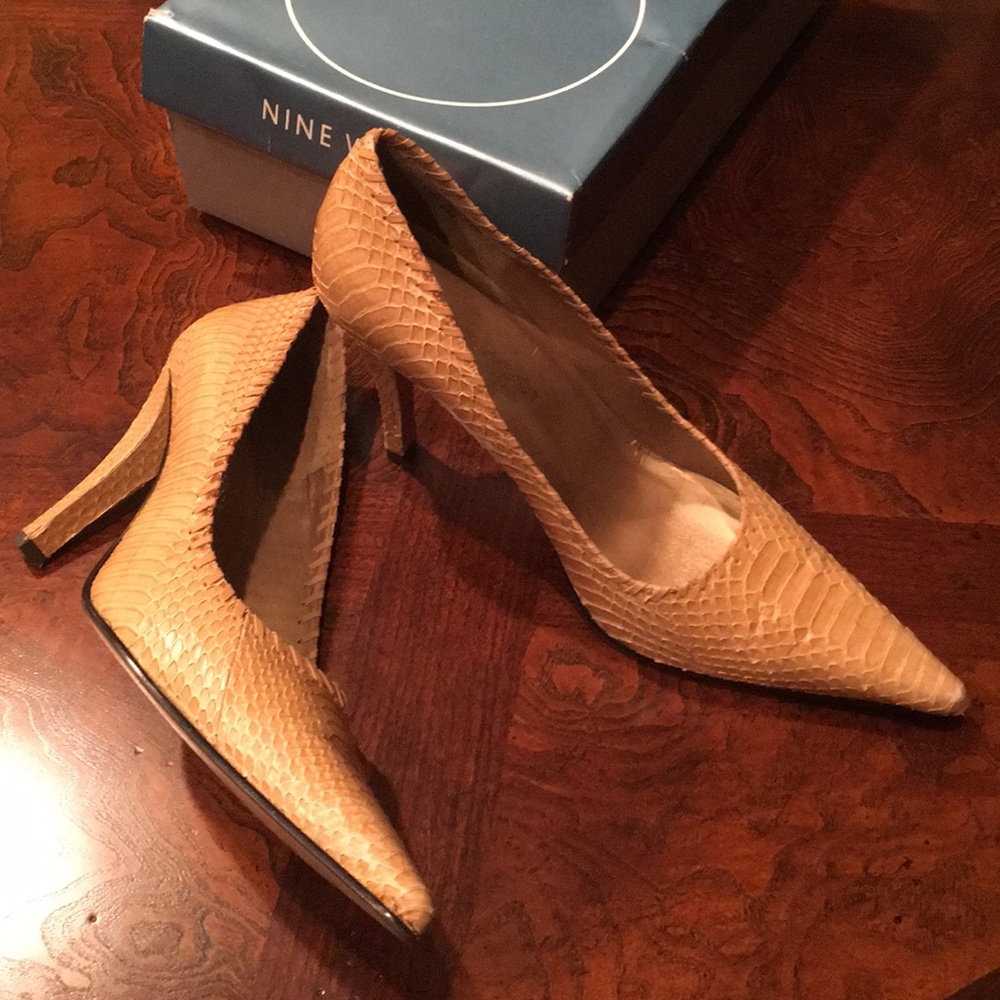 Nine West High-Heel Leather Pumps sz. 8M
